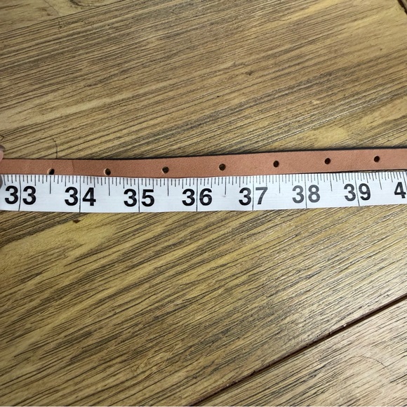 J.Crew Skinny Leopard Calf Hair Belt Womens M/L Medium Large Preppy Classic - Picture 3 of 6